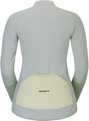 Превью  Велоджерси с длинным рукавом SCOTT Endurance Women Spray Grey/Pastel Yellow